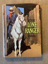 The Lone Ranger Annual UK 1958 Fair to Good Condition, reprints Dell comics