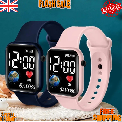 Led digital sport watch - sport,
