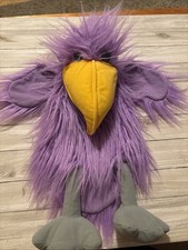 The Puppet Company Purple Bird Parrot Macaw Hand Glove Puppet No Squeaker