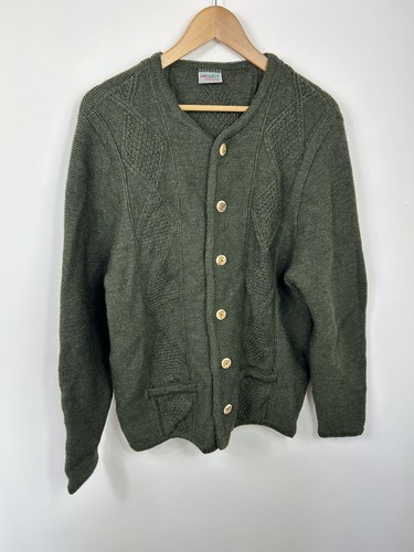 Vintage schuy green 100 wool - green,
