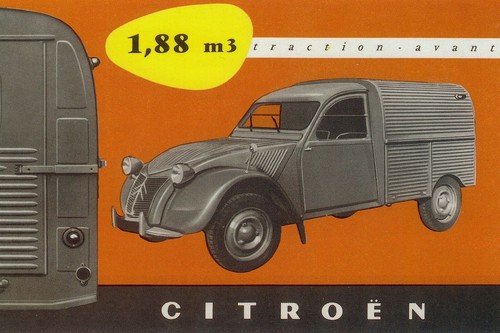 Citroen 2cv fourgonnette - citroen,
