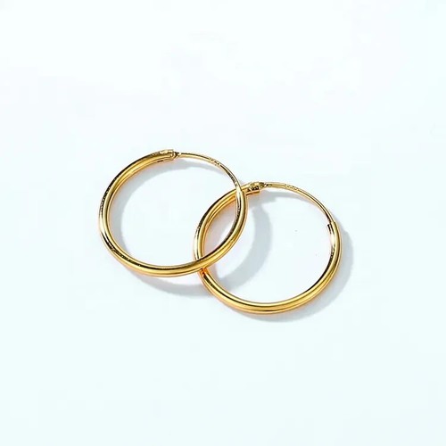 9ct gold sleeper - sleeper, earrings