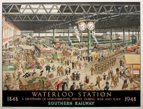 Tx276 vintage waterloo station - waterloo,