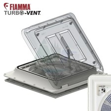 FIAMMA TURBO VENT 400x400mm CRYSTAL STANDARD CARAVAN MOTORHOME VENTILATION FAN 