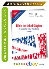 LIFE in the UK Handbook 3rd Edition Citizenship United Kingdom Test Book 2025