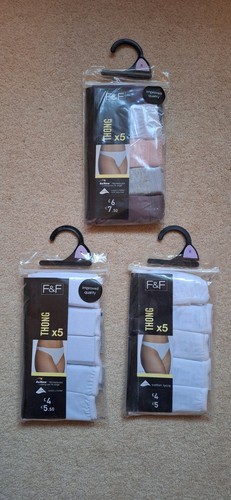 New packs thongs knickers - new,