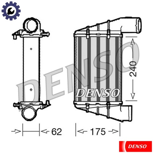 Charge air cooler - air, dit02001