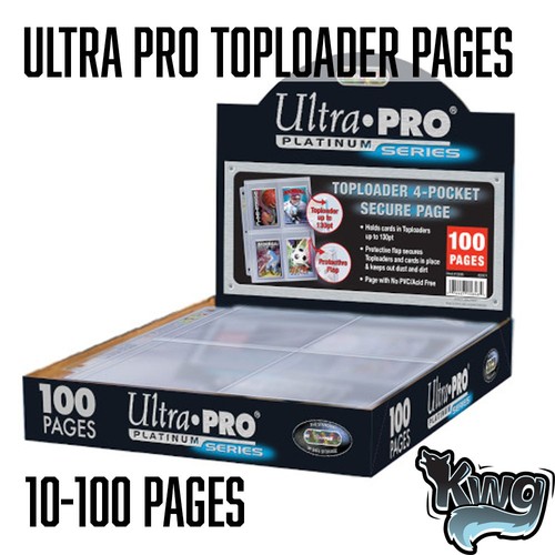 Ultra pro toploader pocket - ultra, 4-pocket