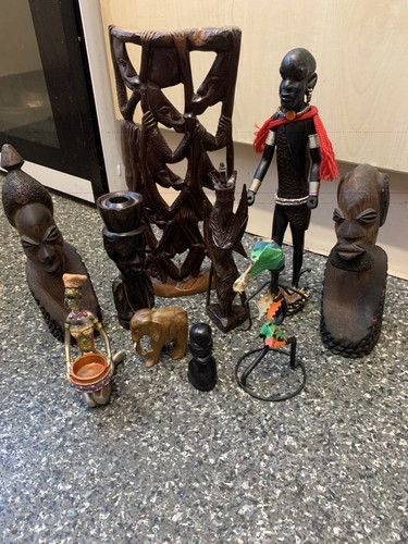 Vintage antique african male - african,