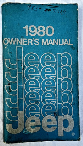 1980 jeep owner manual cj5 - jeep,