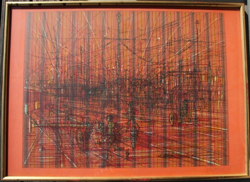 Jean carzou lithograph signed - carzou,