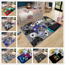 3D Gamer Video Custom Rug