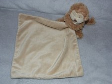 Marks and Spencer monkey comforter soft toy M&S brown blankie 20612832