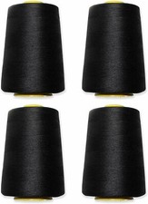 Overlocking Threads for Sewing Machine Polyester Industrial Large 9000m 4 Cones