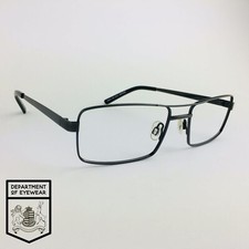 SPECSAVERS eyeglasses GUNMETAL GREY RECTANGLE glasses frame MOD: CHRIS 25634303