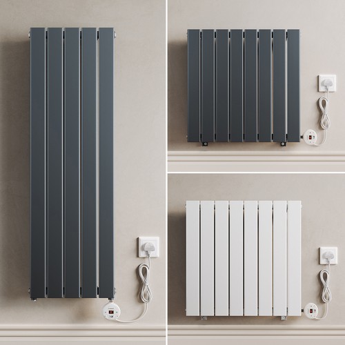 Elegant electric radiator wall - electric,