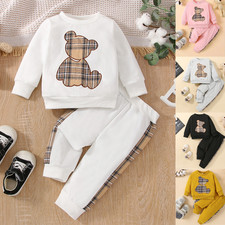 Baby Boys Girls Bear Jumper