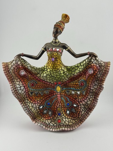 African lady figurine - lady,