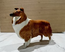 Vintage Beswick Rough Collie Dog Figurine Lochinvar of Lady Park Made In England