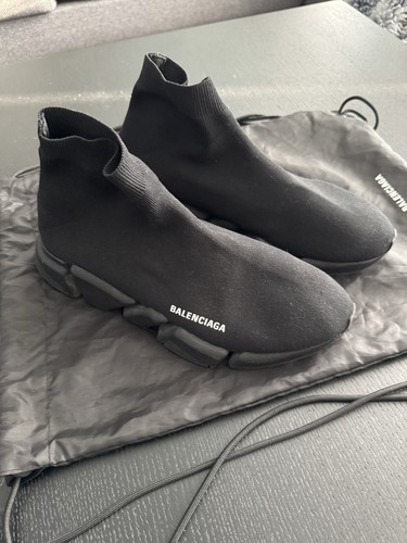 Balenciaga black knit sock - balenciaga,
