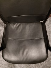 Habitat Faux Leather Office Chair - Black