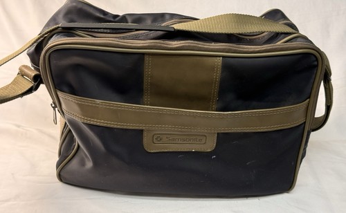 Vtg samsonite navy blue - samsonite,