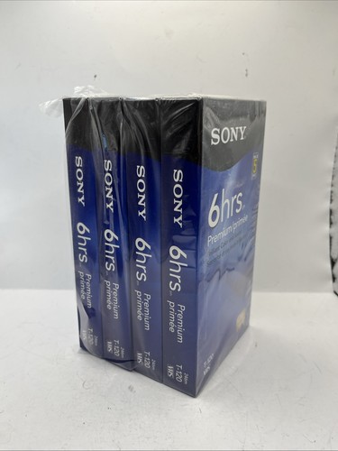 Sony pack blank vhs tapes - sony, 4