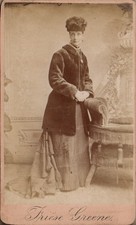 BATH/PLYMOUTH CDV LADY BUSTLE