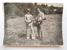 Handsome young men playing