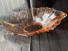 Vintage Glass Fruit Bowl Dish