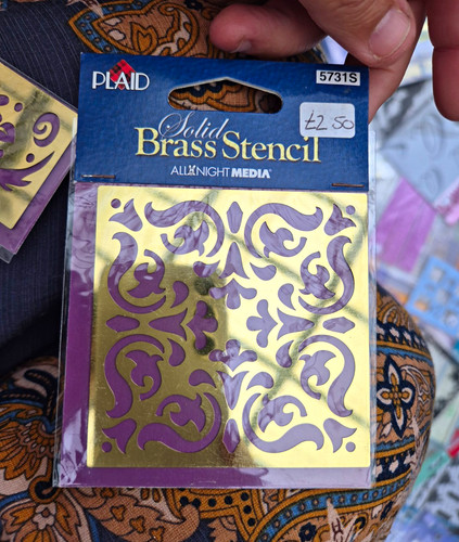 Plaid solid brass craft - plaid,