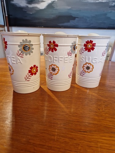Kitchen canisters coffee - canisters, x3