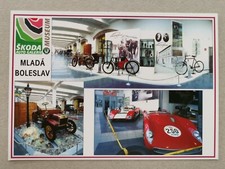Wrc Skoda Auto Gallery, Skoda Museum MLADA BOLESLAV Postcard 6" x 4" .