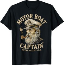 Motor Boat Captain Funny