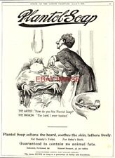 1905 Advert for PLANTOL Toilet Soap Original 'Barber's Chair' Print Ad 724/38