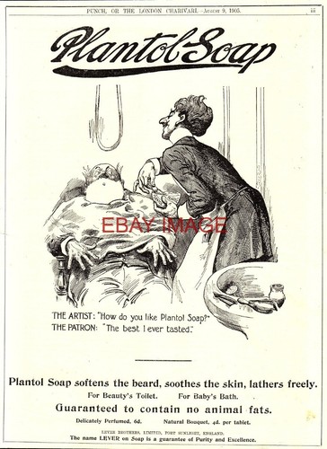 1905 advert for plantol toilet - 1905,