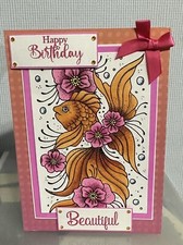 Handmade fish goldfish - handmade, 5x