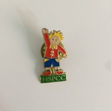 NSPCC Boy Waving Badge Enamel