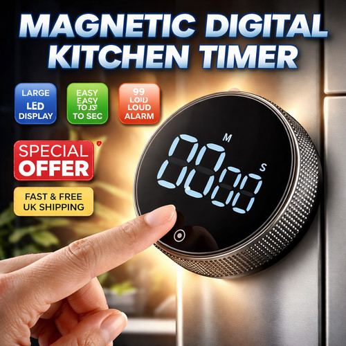 Magnetic kitchen timer digital - kitchen,