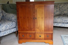 yew wood TV cabinet