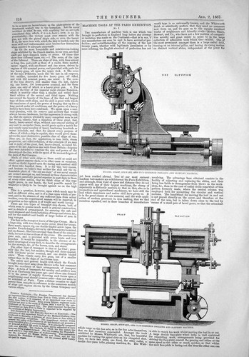 Old 1867 machine - 1867, paris