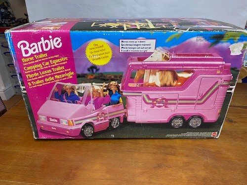Vintage barbie horse - vintage, trailer