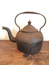 Antique 6 1/2 pint Cast Iron Kettle by 'L'