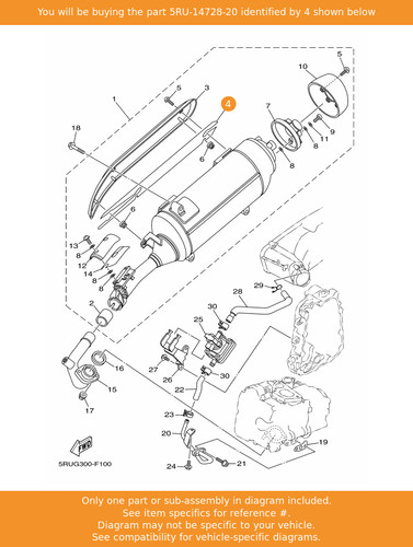 Yamaha protector muffler 2 - yamaha,