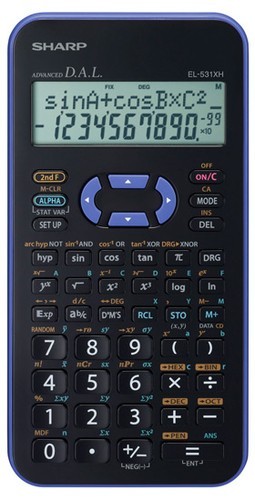 Sharp 531xbvl calculator - el-531xbvl,
