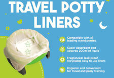 20 Travel Potty Liners Fits Potette Plus OXO Babyway Compatible ECO Disposable