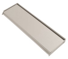 Aluminium Letter Plate Letter Box Satin, Bright or Gold 10 Inch or 12 Inch