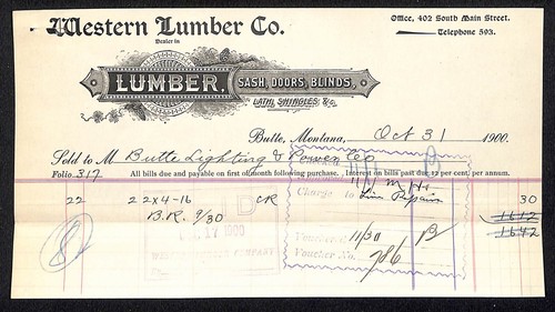 Butte western lumber - butte,, co