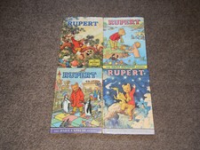 Four Rupert Bear Annuals 1973, 1975, 1977 & 1979