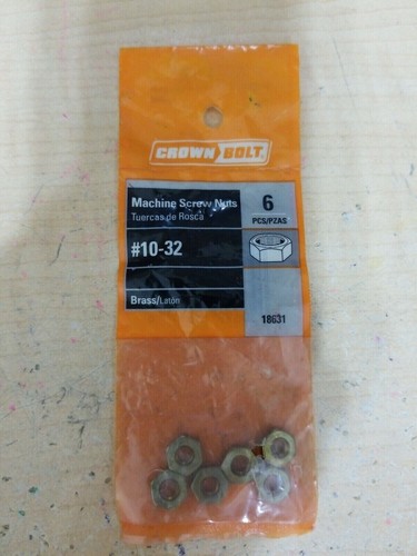 Nuts crown bolt - bolt, #10-32